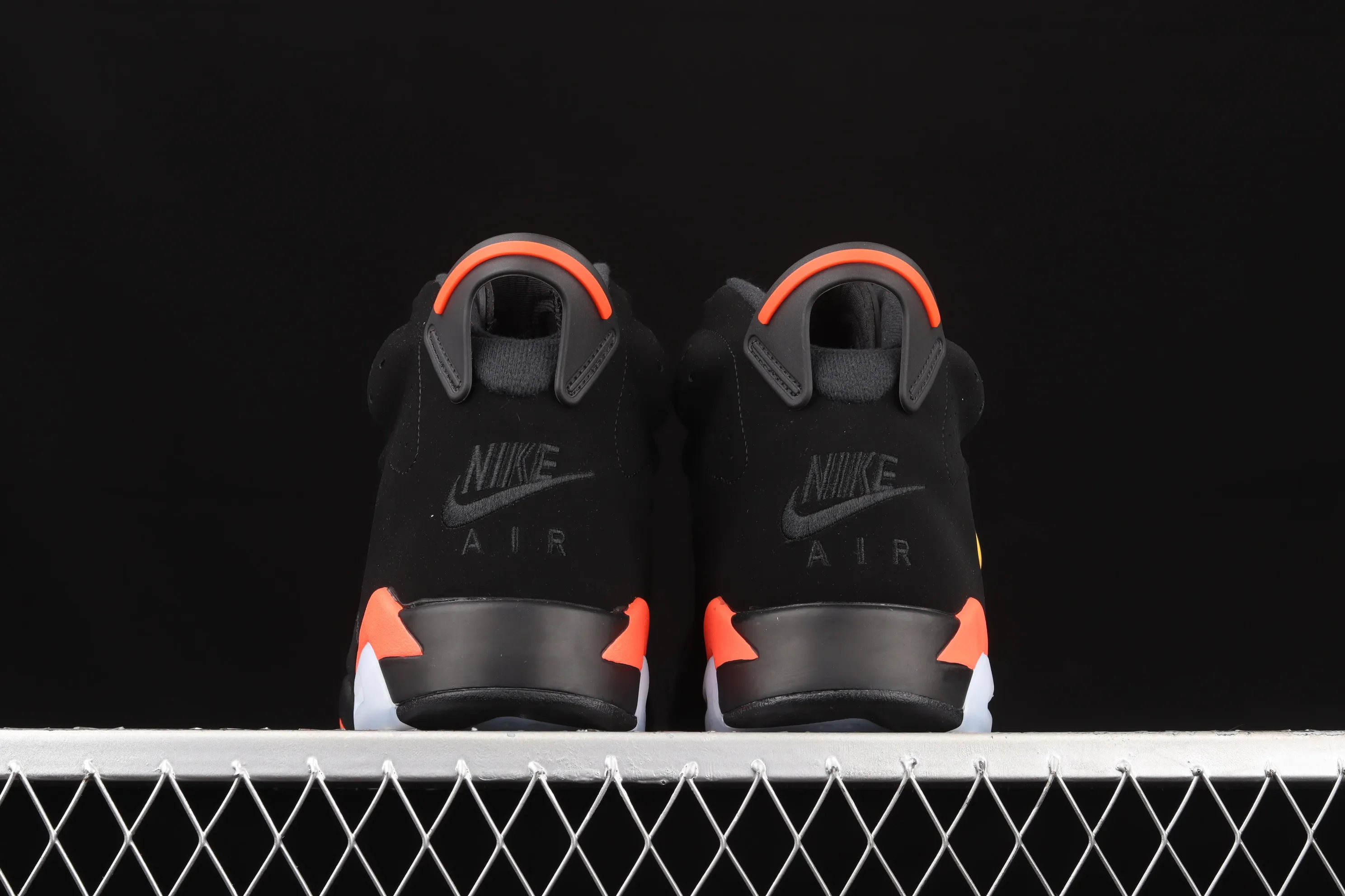 All categories Air Jordan Jordan series basketball shoes Air Jordan 6 G version Air Jordan 6 Infrared AJ6 black red Joe 6 black infrared 3M reflective basketball men's shoes 384664-060